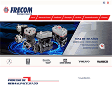 Tablet Screenshot of frecom.com.ar
